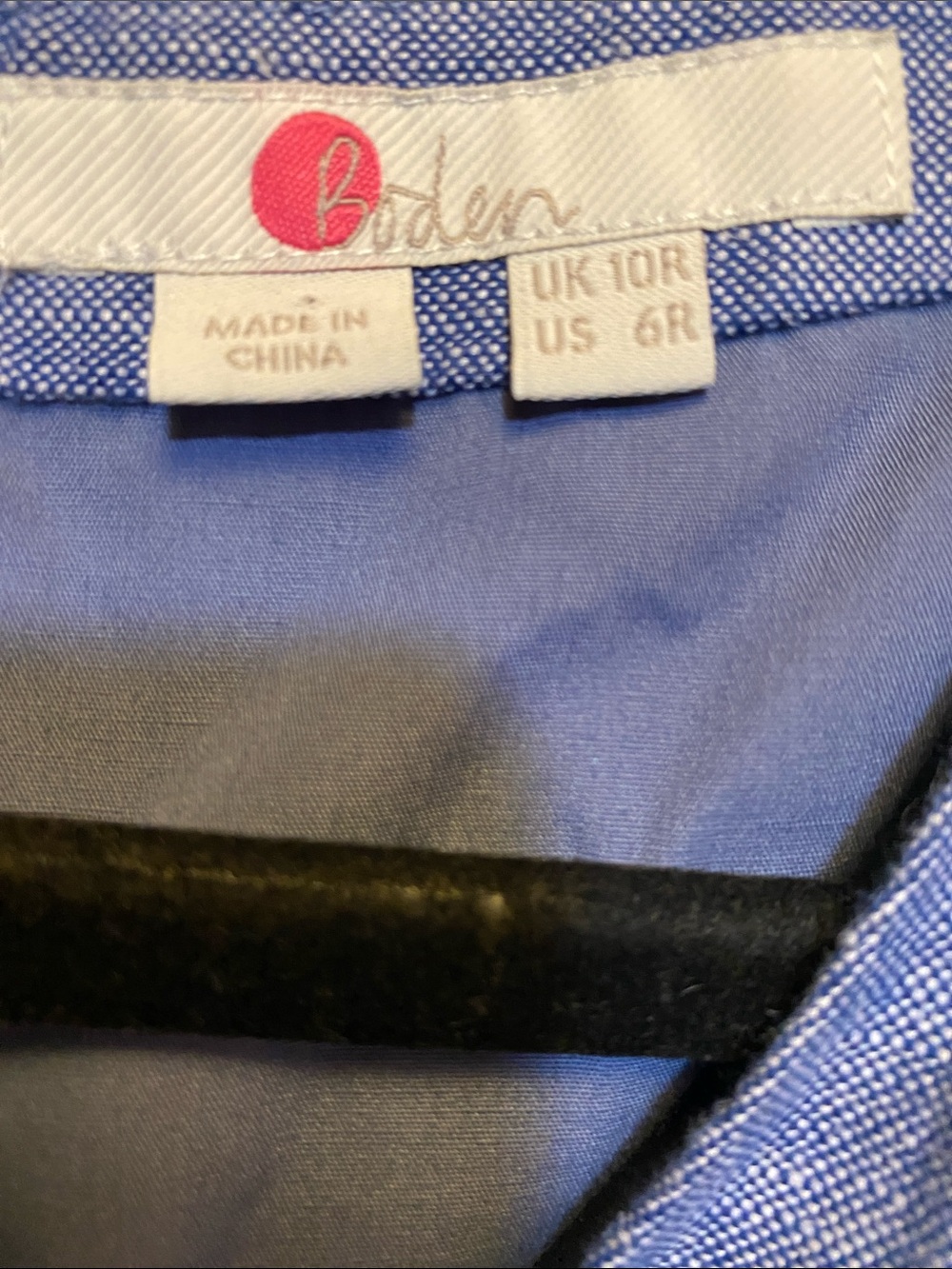 Boden Dorothea Chambray Wrap Cropped Jumpsuit - Picture 7 of 8